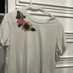 Old Navy | Floral Print T-Shirt, Size Large